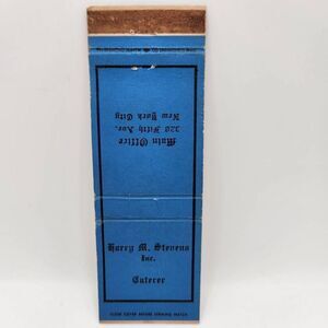 Vintage Matchbook Harry M Stevens Yankees Hot Dog Caterer 320 Fifth Ave New York